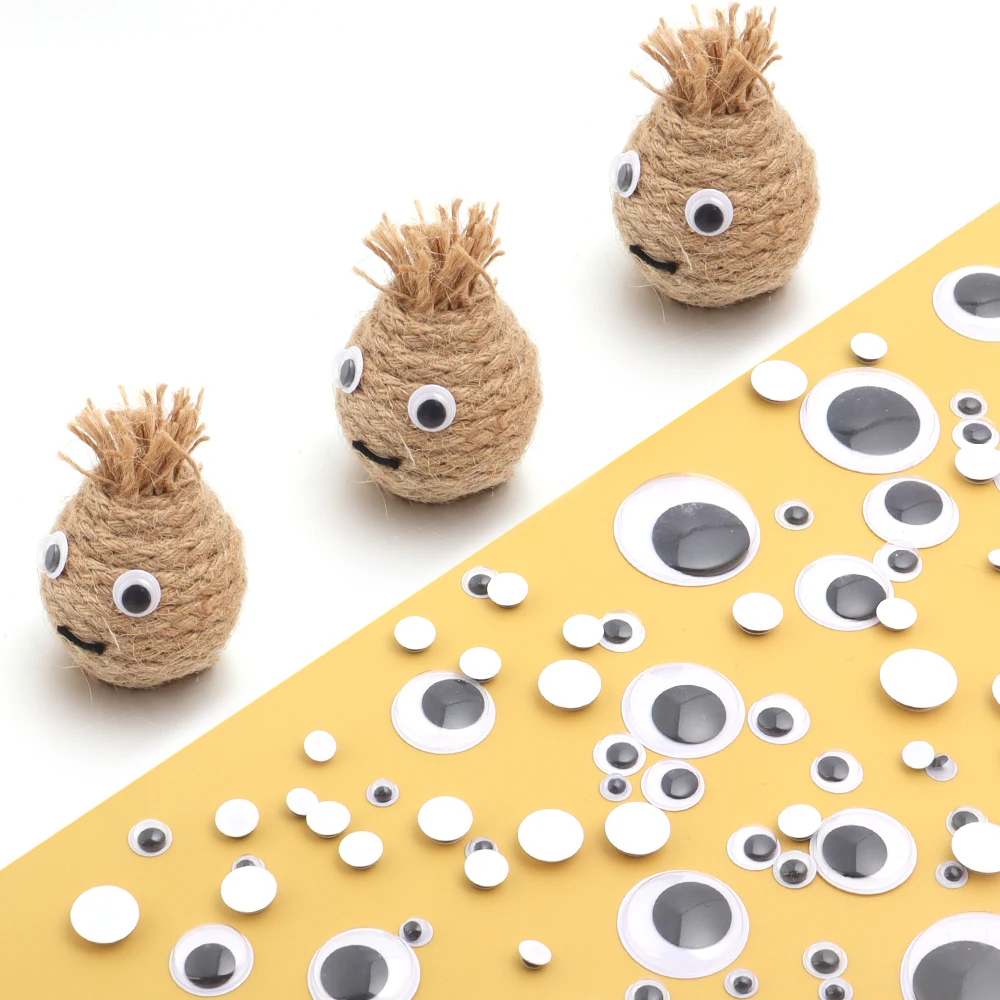 50-500Ps Wiggly Googly Doll Eye Movable Simulation Cartoon Animal Eyeball DIY Kindergarten Children Craft Supplies — zdjęcie 3