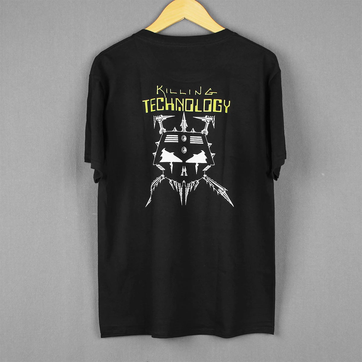 Voivod Killing T-Shirt Technology  Thrash Metal Band Rock Vektor Coroner Men\'s Clothing Short Sleeves Cotton Graphic Shirt