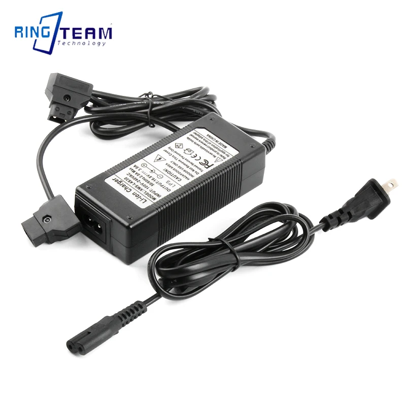 Professional 16.8V 3A Dual D-Tap Battery Charger for V Mount V Lock Battery Pack Camera Camcorder Video Equipment