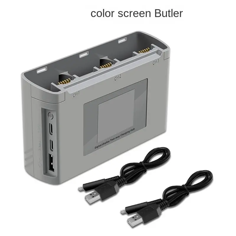 doyou Two-Way Charging Hub Charge Multiple Batteries for DJI Mavic Mini SE/Mini 2 with Color LCD Digital Display Charger