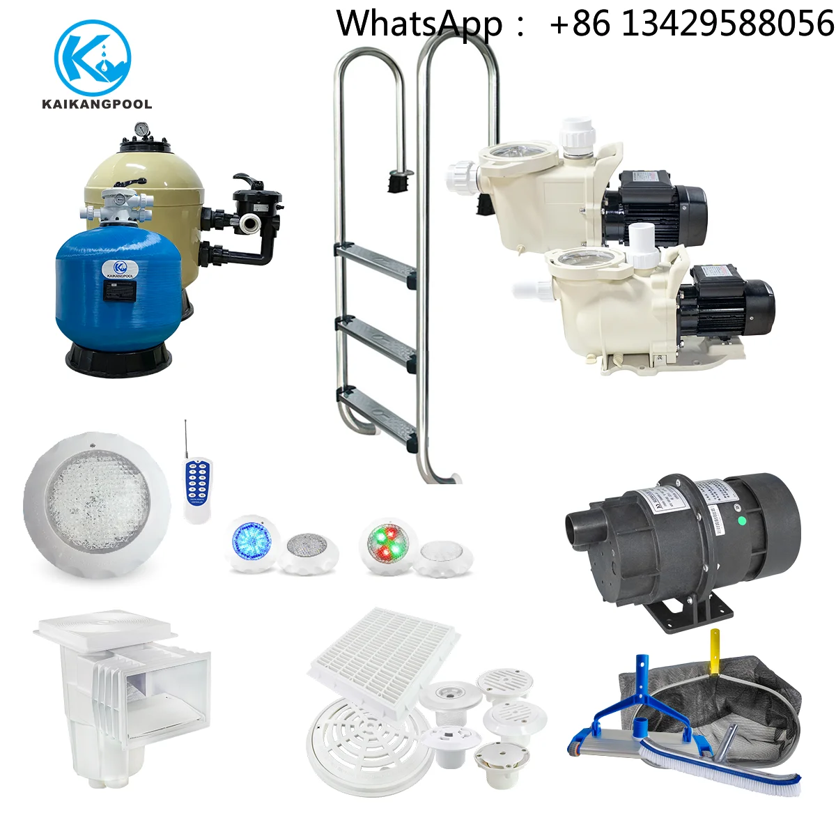 

New Design Anchor Type SL Series Swimming Pool Ladder Stainless Steel 3 Step Pool Ladder With Handrails