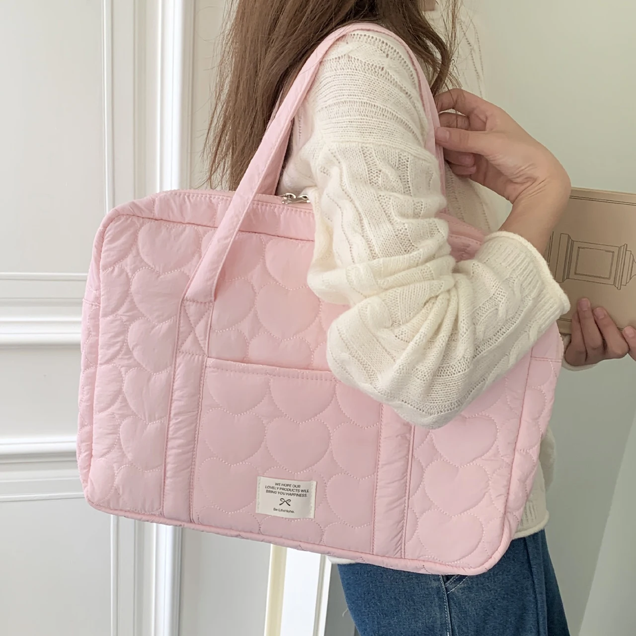 حقيبة كمبيوتر محمول لجهاز MacBook Air Pro 13 16 Xiaomi Redmi Huawei Dell ASUS Samsung Lenovo HP PC Computer iPad Pro Tablet 11 13.3 14 15.6 17.3 بوصة حافظة للكمبيوتر الدفتري للرجال والنساء حقيبة يد محمولة