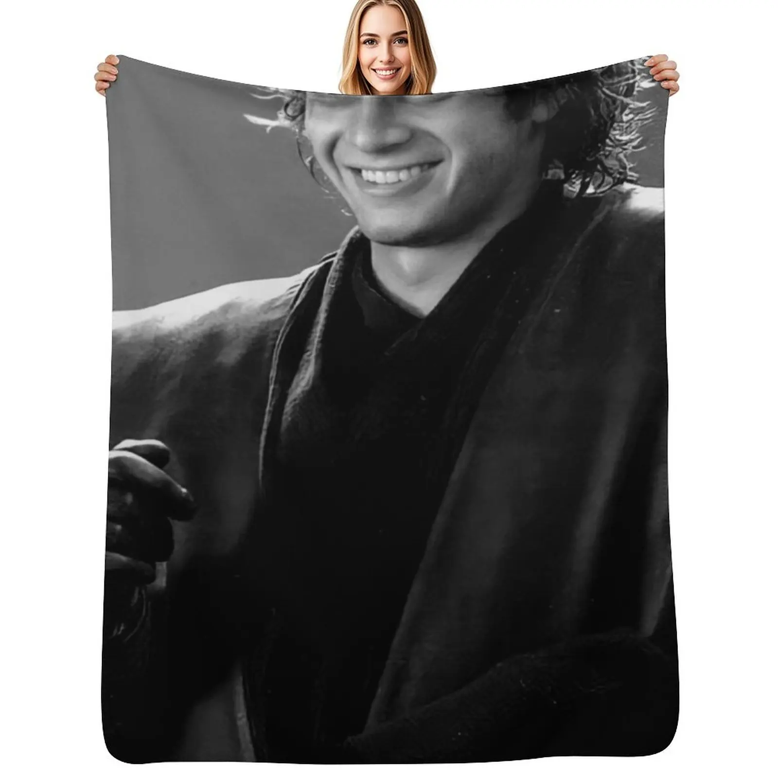 Hayden Christensen Throw Blanket Machine Washable Soft Warm Blanket