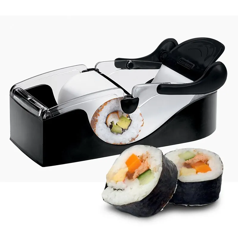 Sushi DIY Tools Seaweed Wrapped Rice And Vegetable Roll Kitchen Workers Japanese Drum Making Sushi Cake Mold Novice Kitchen Tool