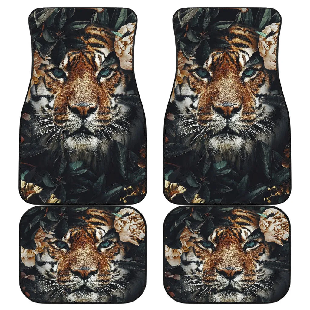 

Tiger Flower Car Floor Mats Amazing Gift Ideas H200218