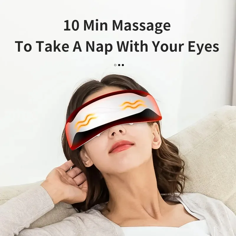 Electric Eye Massager Magnetic Therapy Smart Eye Massage Device Vibration Health Care Instrument Dark Circles Acupuncture