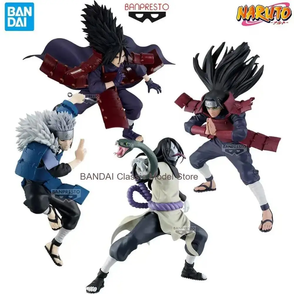 

В наличии: Оригинальная фигурка Bandai VIBRATION STARS NARUTO - Учиха Мадара, Орочимару. Аниме-персонаж для подарков и коллекций. Модель экшн-фигурки.