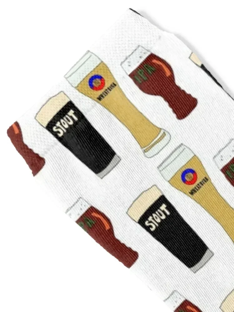 Craft Beers Socks New year's cute winter thermal Men's Socks Luxury Women's