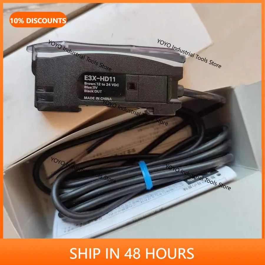 Original genuine  fiber amplifier E3X-HD10 E3X-HD11 digital fiber sensor