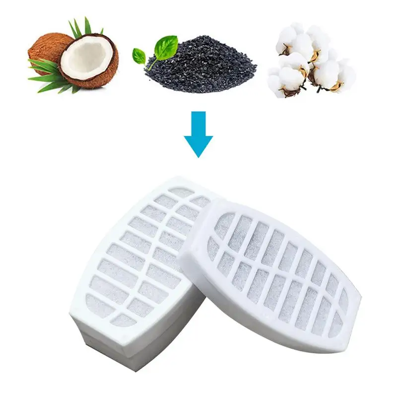 Replacement Activated Carbon Filter For Cat Water Drinking Fountain Replaced Filters For Pet Dog Round Fountain Dispenser