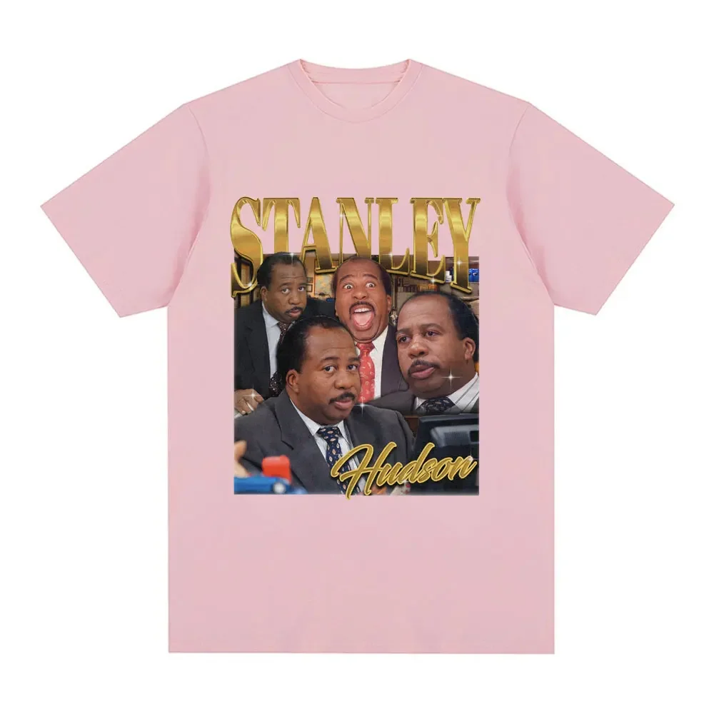 Stanley Hudson Homage T-shirt TV Series The Office Michael Scott Dwight Schrute T-shirt Women\'s casual large T-shirt