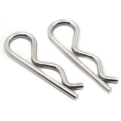 Stainless Steel R Shaped Spring Cotter Clip Pin 1mm 1.2mm 1.8mm 2mm 2.5mm 3mm 4mm 5mm Dia Fastener Hardware for Repairing Cars