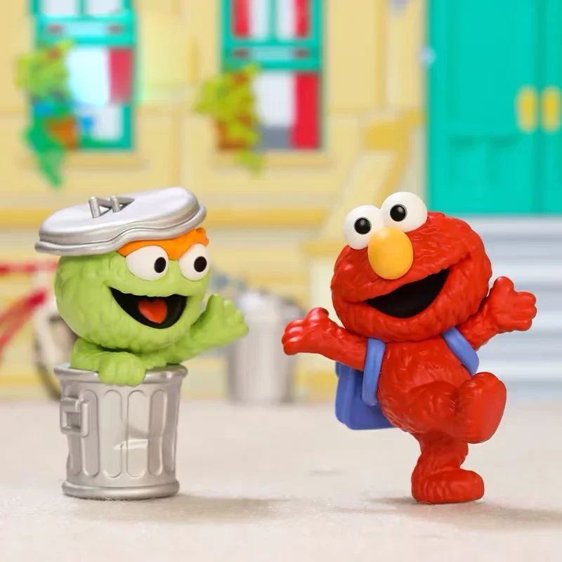 

POP MART Sesame Street Basics Series Blind Box Guess Bag Mystery Box Toys Doll Cute Anime Figure Desktop Ornaments Gift
