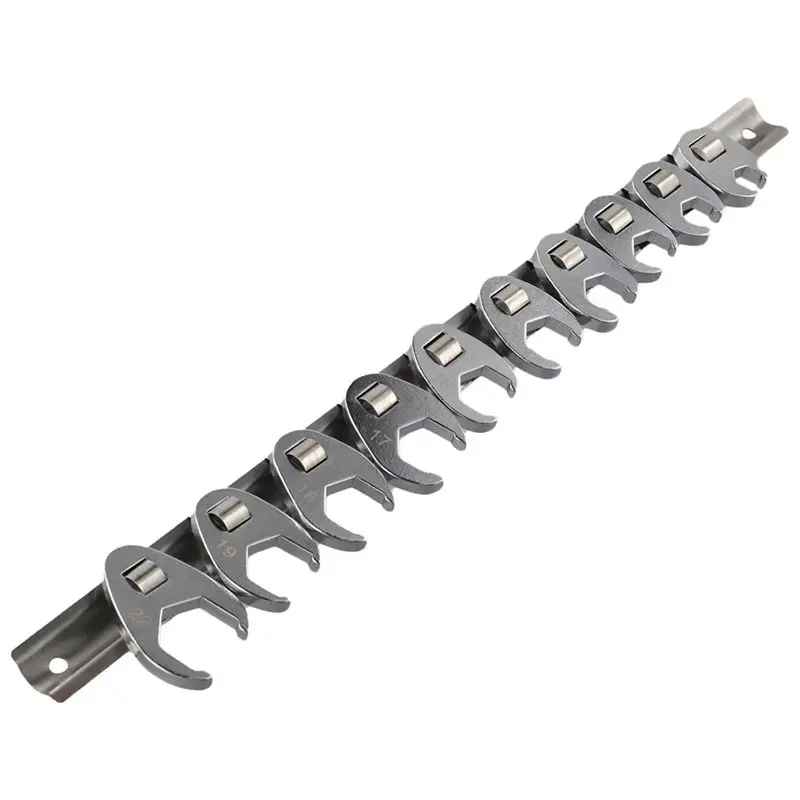 Y42A-3/8Inch Drive Crowfoot Wrench Set 3/8 Inch Drive Wrench Set For Loosening Fastening Nuts And Bolts
