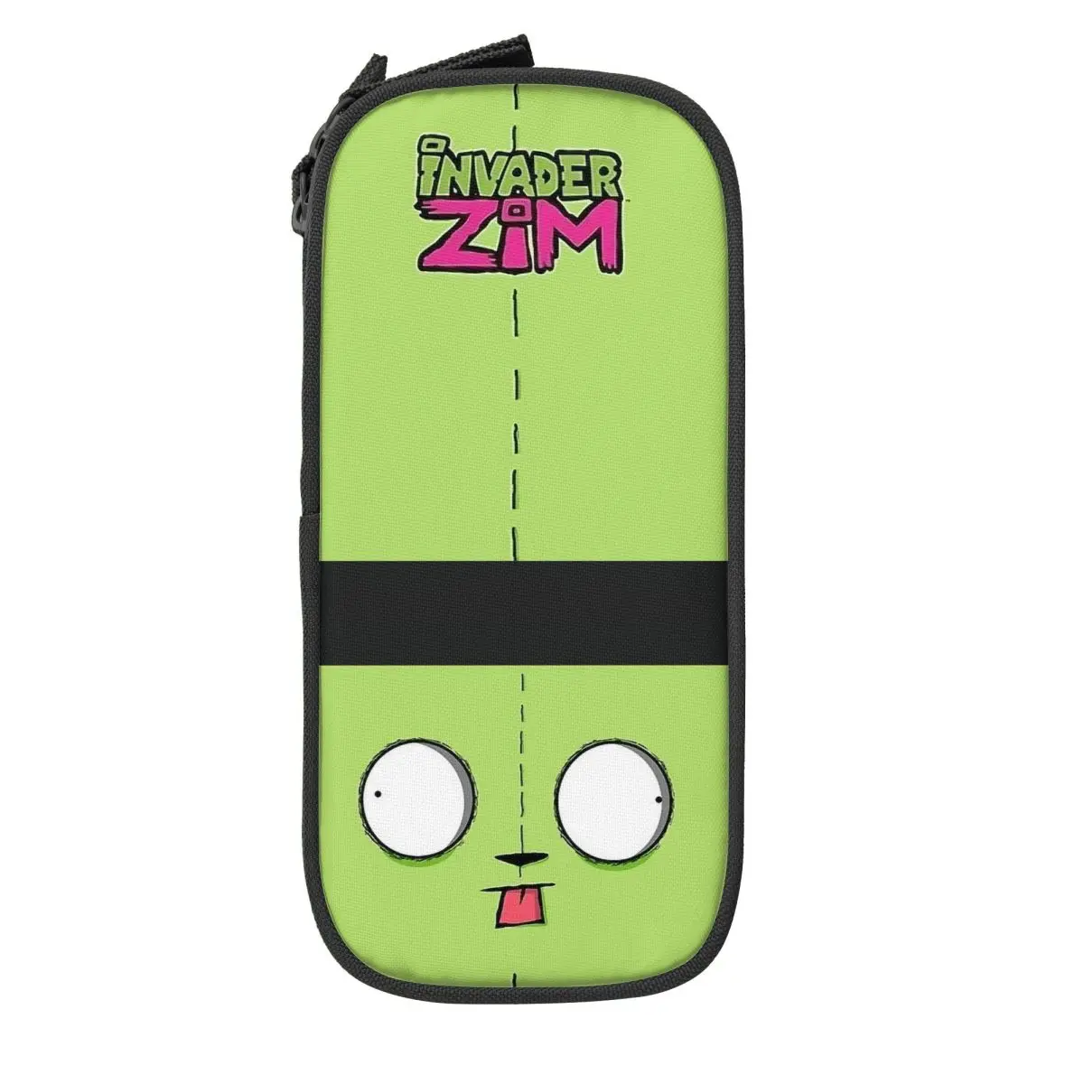 Fun Invader Zim Gir Dib Green Cute Dib Robot Pencil Cases Pencilcases Pen Holder for Girl Boy Large Bags Students School Gifts