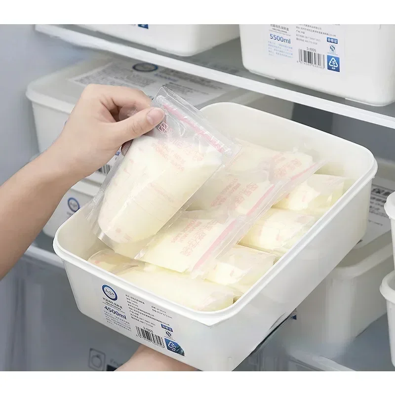 Antibacterial Frozen Meat Dispenser Large-capacity Refrigerator Freezer Special Meat Preservation Box Breast Milk Storage