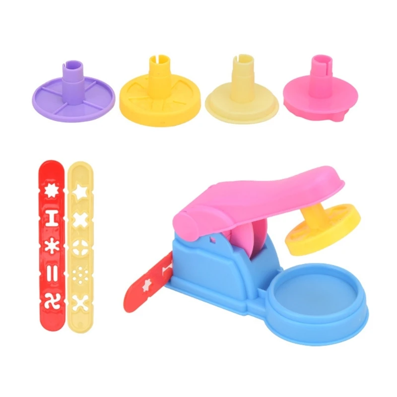 Colorful Plasticines Making Toy for Child Creative DIY Handmade Mold Tool Noodles Machine Play House Toy Colorful Mold