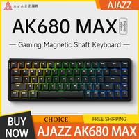 AIAZZ AK680 Max Magnetic Switch Keyboard 8k Polling Rate RT0.01 TOP Structure Hot Swappable RGB Custom Gaming Keyboard