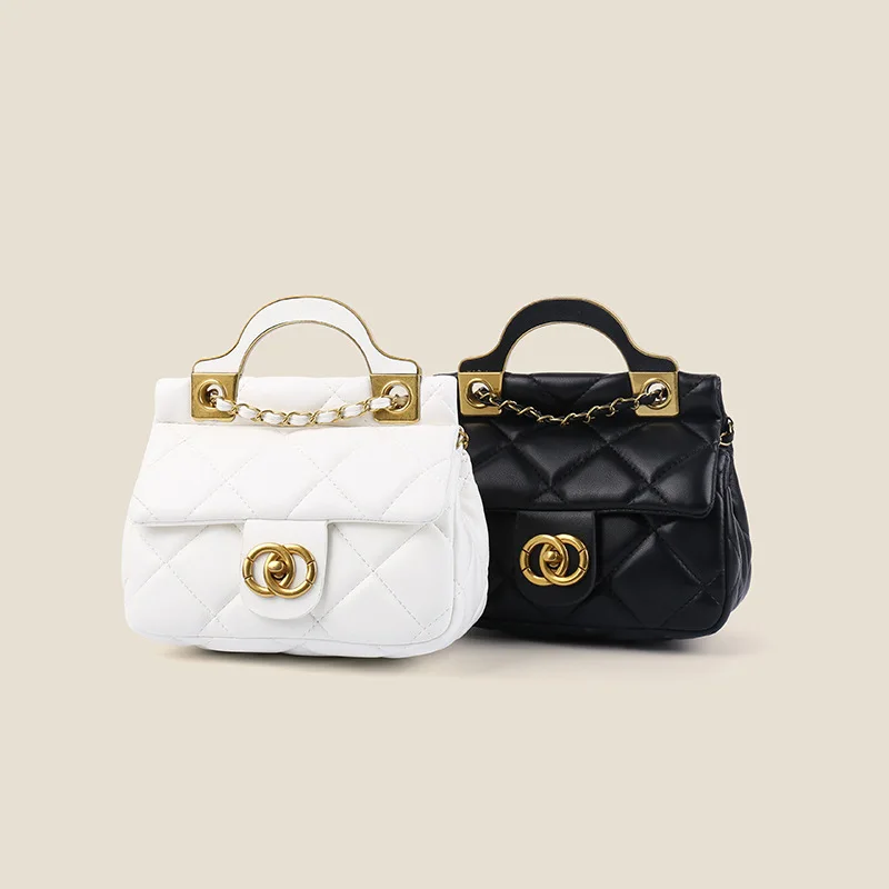 

Эстетическая сумка на цепочке 2025 года. Шикарный женский кошелек на плечо, модная сумка через плечо. Минималистичная сумка-тоут с верхней ручкой «день-ночь». ​