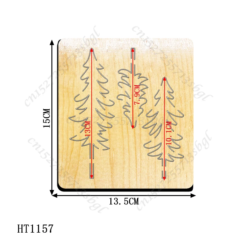 Drzewa wykrojniki-nowy Die 2022 cięcia i drewniane formy, HT1157 nadaje się do wspólnego Die maszyny do cięcia na rynku.
