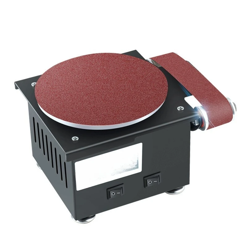 

Мини-электрическая ленточная шлифовальная машина, настольная шлифовальная полировальная машина, высокоскоростной шлифовальный диск, точилка для ножей, открывалка для лезвий