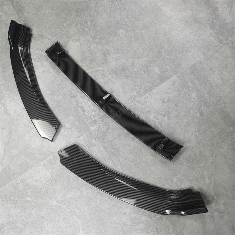 For Volkswagen Touran 1T TDI TSI 3Pcs Car Front Bumper Splitter Lip Spoiler Diffuser Tuning Guard 2010 2011 2012 2013 2014 2015