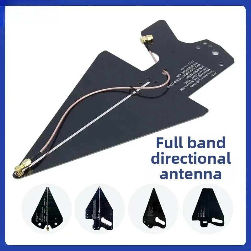 Portable Handheld Log Periodic Antenna High Gain Directional Side Signal Receiving Test Antenna