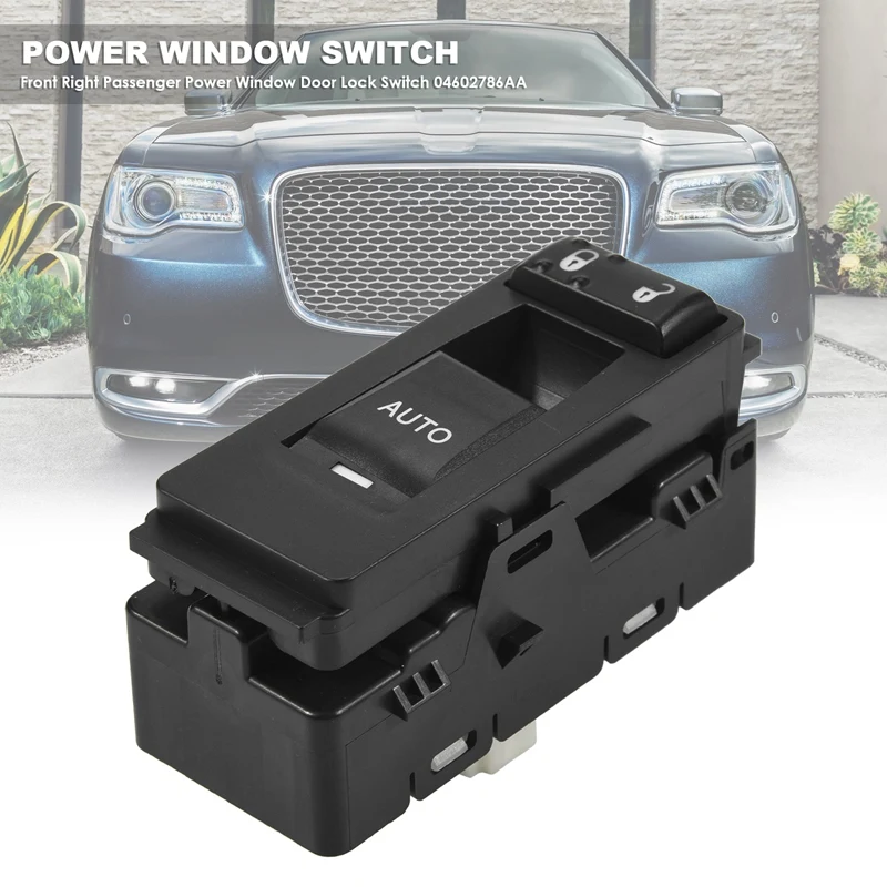 Front Right Passenger Power Window Door Lock Switch 04602786AA For 2005-2014 Chrysler 300 Dodge Durango Jeep Commander