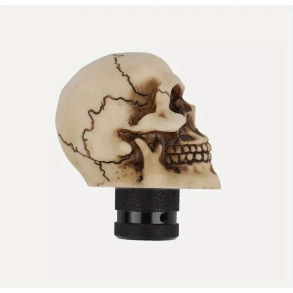 Skull Head Manual Car Gear Stick Shifter Knob Shift Lever Handle Universal