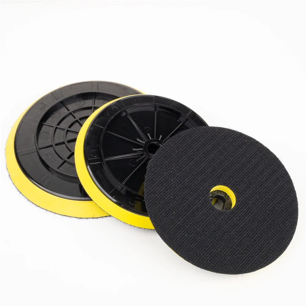 Car Polishing Pad 5Inch 125mm 6Inch 150mm With Reinforced Bushing Waxing Buffing Pad For Cordless Electric Car Polisher, Furnitu