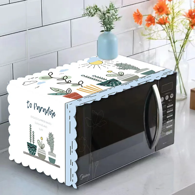 

Универсальный чехол для микроволновой печи, скандинавский маслостойкий универсальный пылезащитный чехол, пылезащитное полотенце для духовки