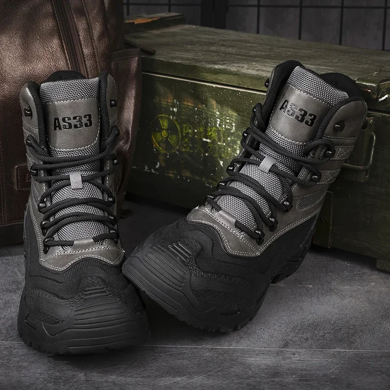 Męski męski buty taktyczne buty górskie na świeżym powietrzu dla mężczyzn antypoślizgowy but do walki na pustyni