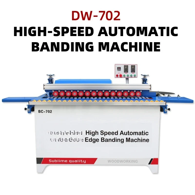 Factory Direct Small Auto Feed MDF Edge Banding Machine Portable Bander Glue with Bearing and Motor for Plywood Production