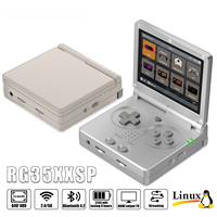 ANBERNIC RG35XXSP 3.5'' IPS Screen Flip Handheld Console Linux System HDMI-Compatible TV Output 64G 5500 Games Pre-Installed