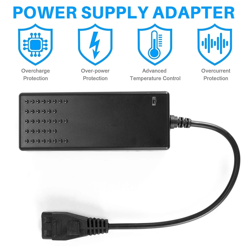 12V+5V AC Adapter Hard-Disk Power Supply For Hard Disk Drive Black-PZZW