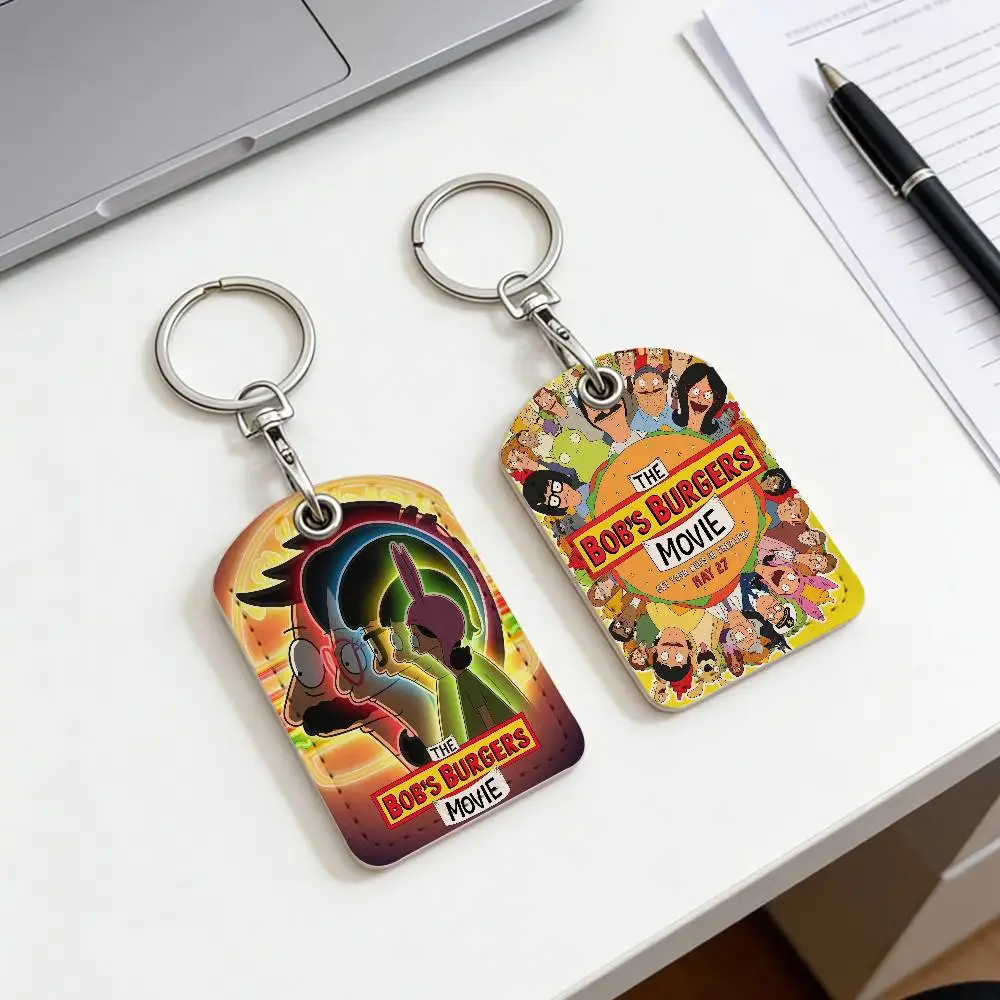 كارتون B-Bobs B-Burgers رائع الأكثر مبيعًا غطاء بطاقة هوية حافلة الطالب باب الوصول إلى المدرسة بطاقة الائتمان الواقية #2