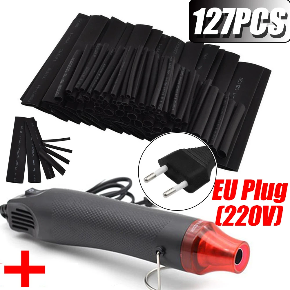 1060/530/127PCS Krimpkous kit 2:1 Krimpbare Draad Krimpfolie Draad Sluit Cover Kabel Reparatie bescherming