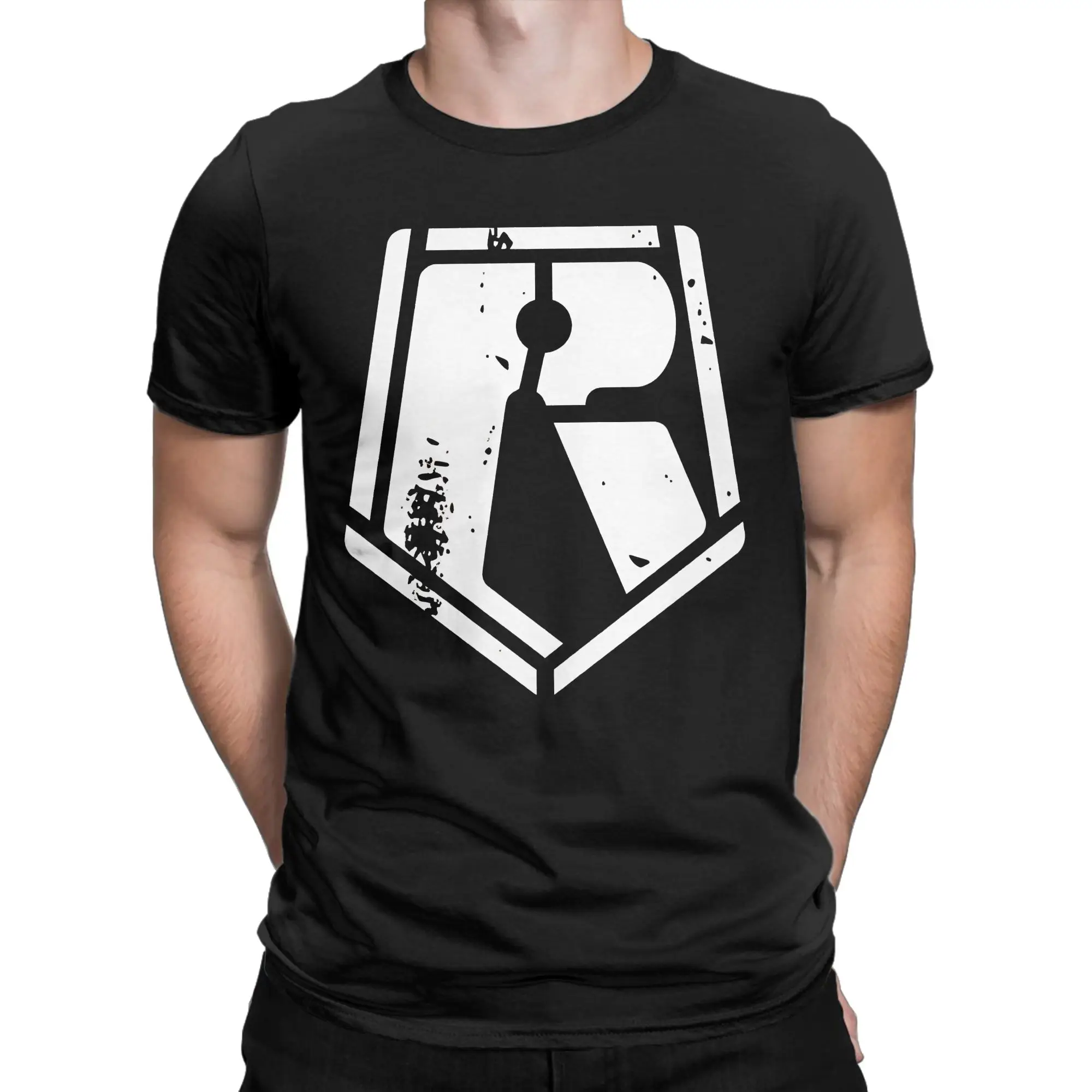 Armored Trooper Votoms Red Shoulder  T-Shirts for Men  Novelty 100% Cotton Tee Shirt O Neck Short Sleeve T Shirt Summer Tops
