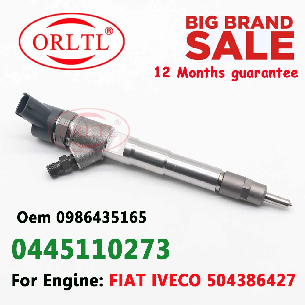 ORLTL 0445110273 504088755 Diesel Fuel Injector 0 445 110 273 Fuel Sprayer 0445 110 273 For IVECO Fiat Ducato Multijet 2.3D