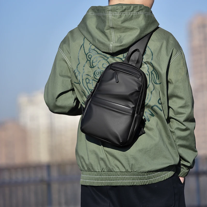 Men Portable Multifunctional Daily Crossbody Bag Trendy Street New Messenger Bag Men Sports Large Capacity Diagonal Backpack image 4