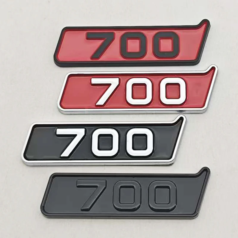 

3D ABS Car Fender Side Accessories Logo 700 Sticker Badge Sticker Decals For Mercedes Benz AMG BITURBO 700 BRABUS Auto Styling