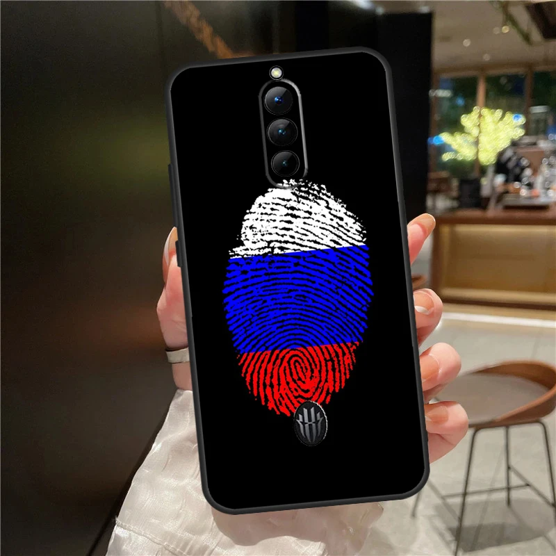 Russia Russian Flag Case For ZTE Nubia Red Magic 8S 8 9 Pro Plus Red Magic 6 7 Pro 6S 7S Pro 5G 5S 6R Funda