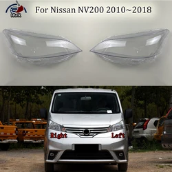 Front Headlight Cover Transparent Mask Headlamp Lamp Shell Replace Original Lampshade Plexiglass For Nissan NV200 2010~2018