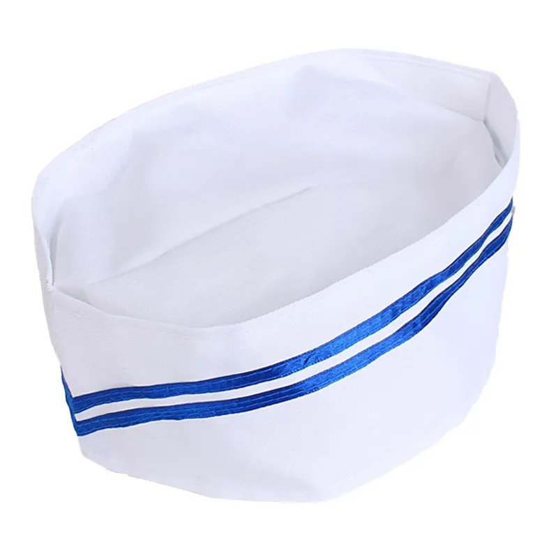 Gorro de Chef para Hotel y restaurante, gorros de cocina transpirables para Catering, panadería, trabajo de camarero y barco, 2 uds.