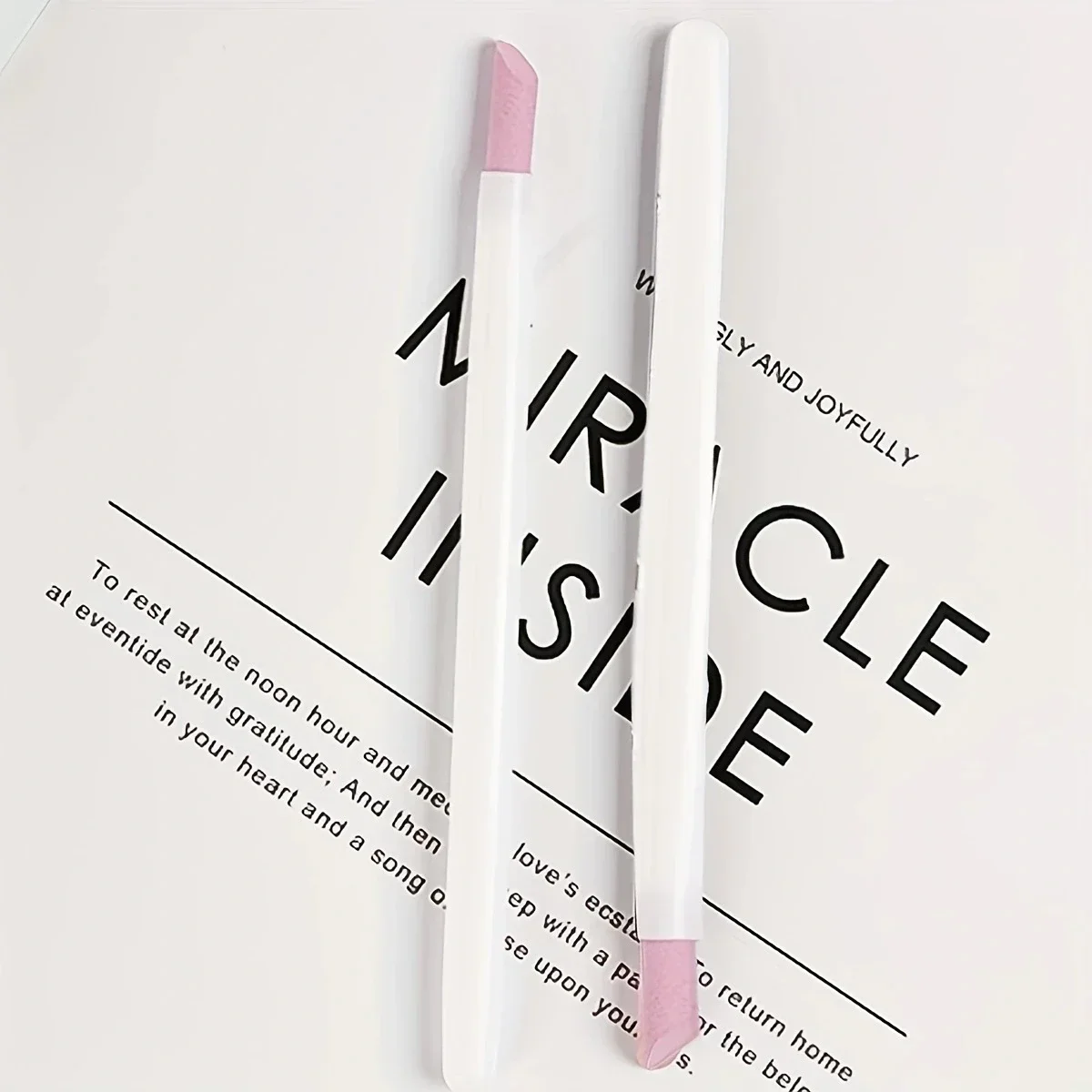 10 قطع - أداة تلميع الأظافر لإزالة الجلد الميت، قلم كوارتز سيراميك لدفع سطح الأظافر