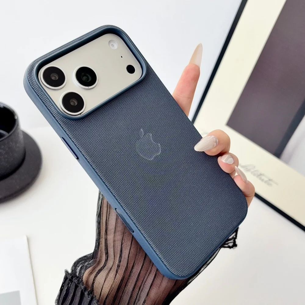 Oryginalne etui Tech Woven z obsługą MagSafe do iPhone'a 18 ProMax 18 Pro, z czujnikami dotykowymi, odporne na wstrząsy, z pogrubionym zderzakiem. — 2