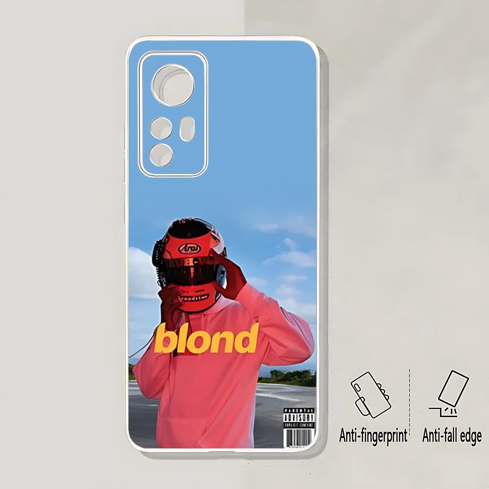 Singer Frank Blonde Oceans  Phone Case For Xiaomi 11 Redmi Note 11 5G 8T 9A 9 10T Note8Pro Note9 12SUltra Transparent Case