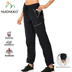 New Womens Outdoor Quick Dry Trekking Pants Thin waterproof Breathable Elasticity Sport Female Camping Hiking Running Trousers