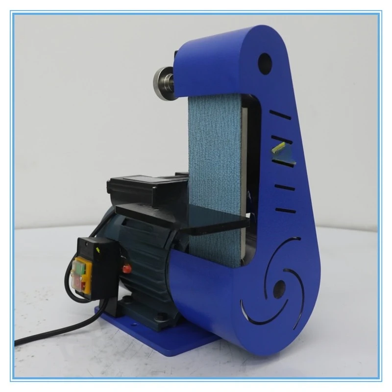 

Small belt machine Desktop industrial grade vertical metal polishing and grinding machine