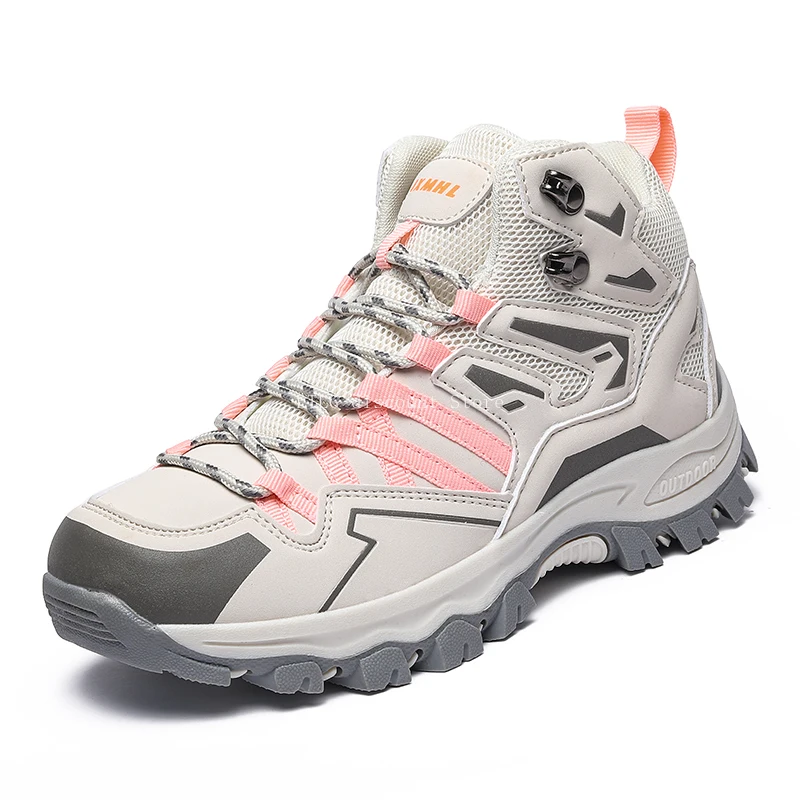 Women Breathable Mountain Climbing Shoes Outdoor Boots Woman Men's Hiking Shoes Unisex High Top Boots Waterproof Climbing New